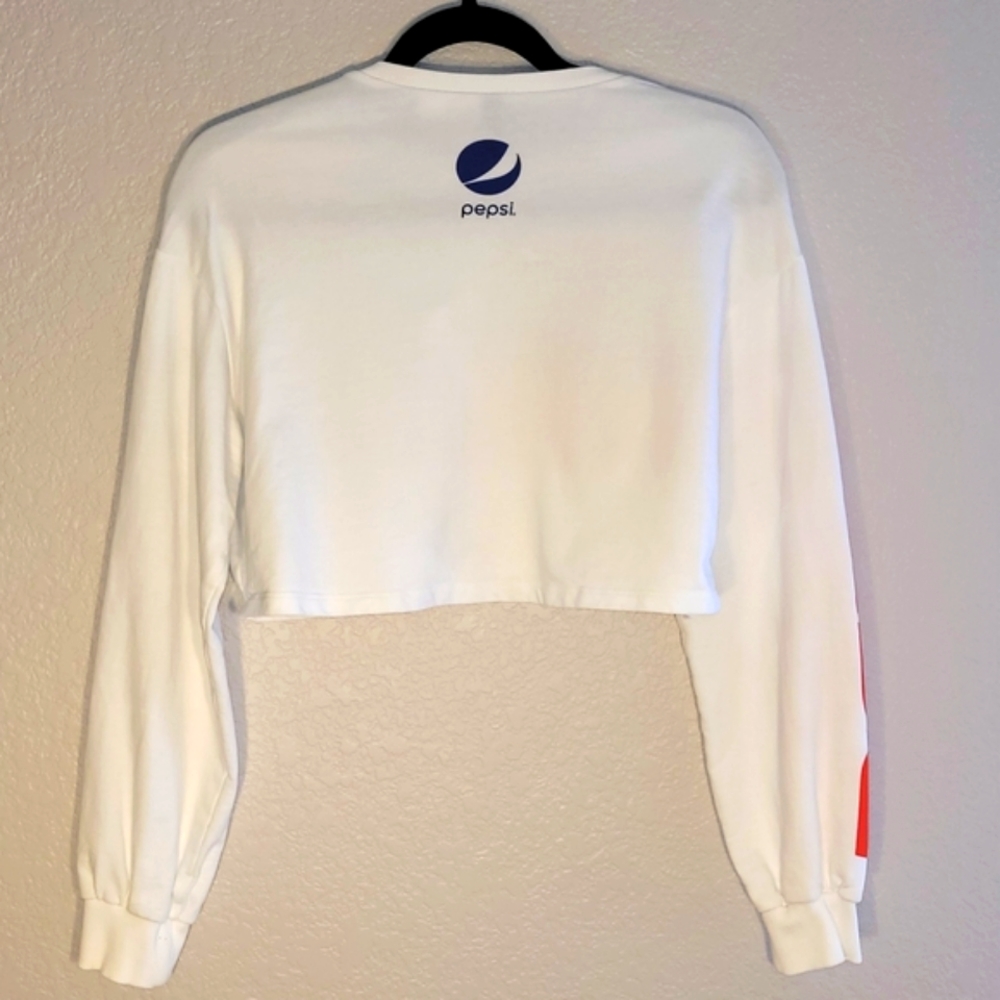 PEPSI CROP TOP LONG SLEEVED X SMALL - Picture 3 of 4